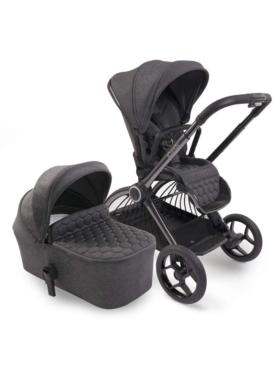 iCandy Core Pushchair and Carrycot - Dark Grey