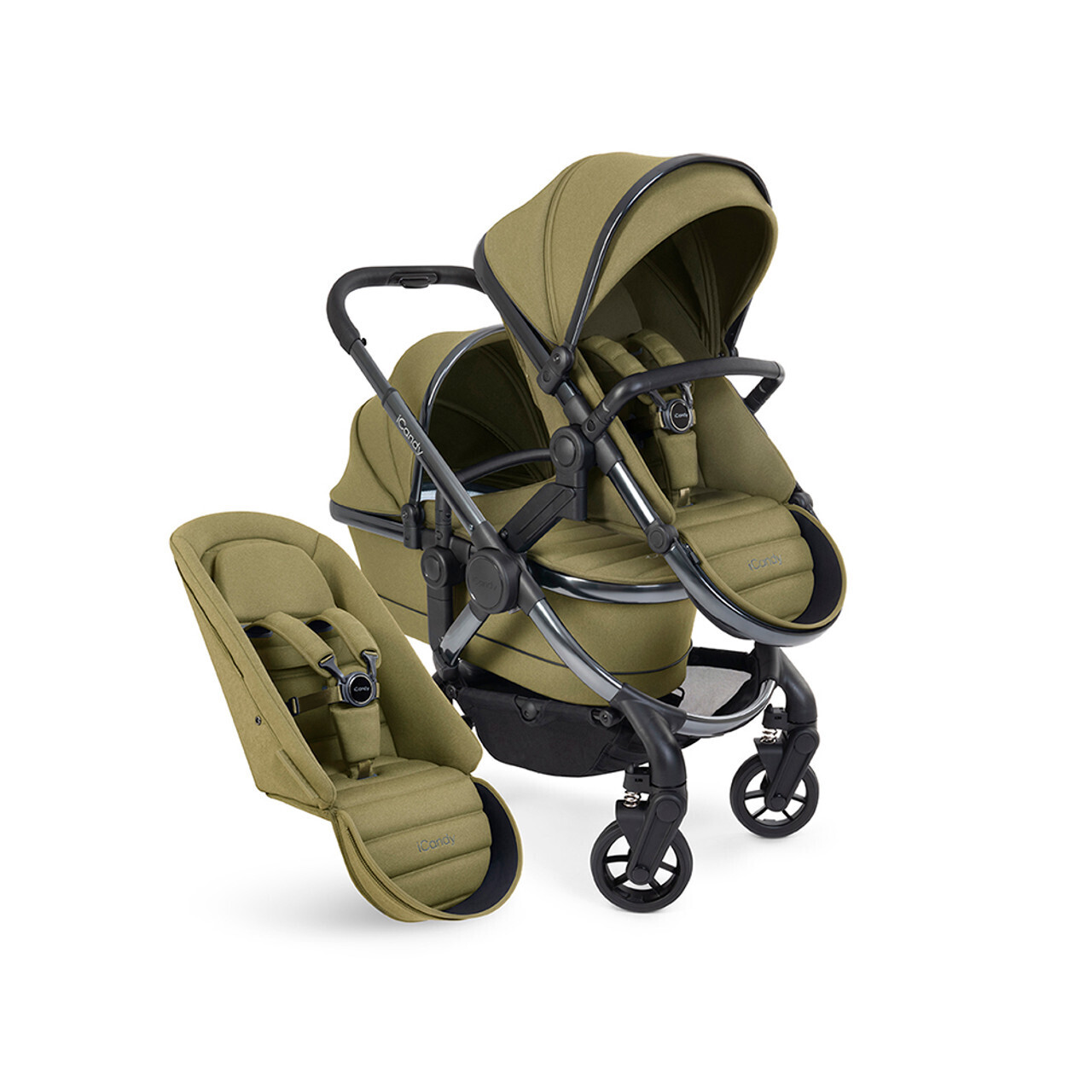 iCandy Peach 7 Double - Olive Green
