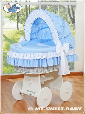 large wicker crib bedding