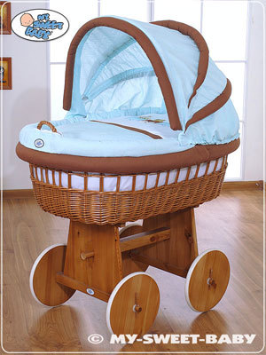 large moses basket for twins