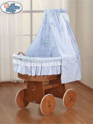 baby crib blue