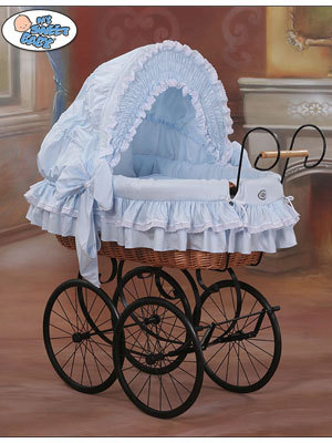 baby crib blue