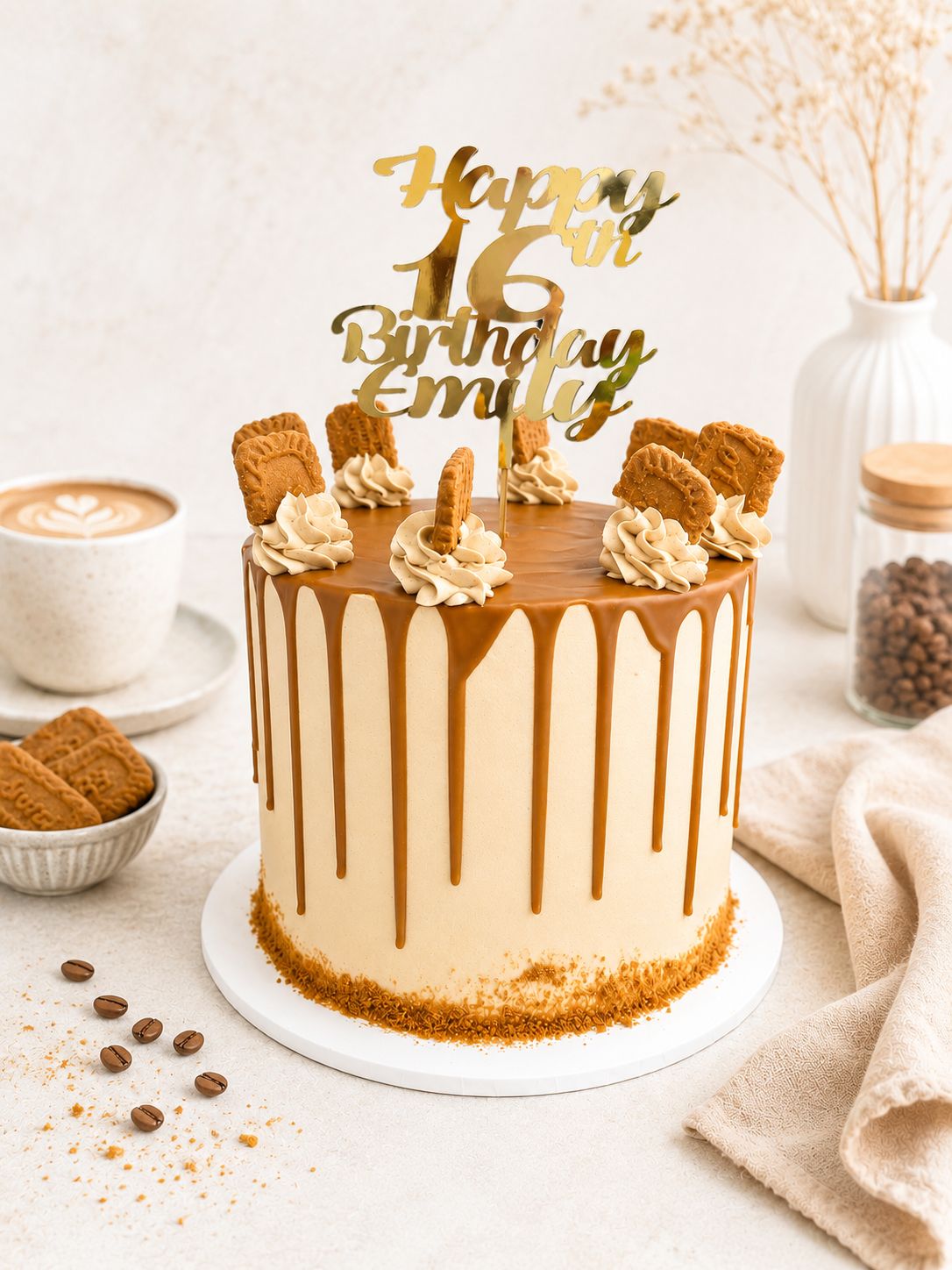 lotus-biscoff-birthday-cake-dublin