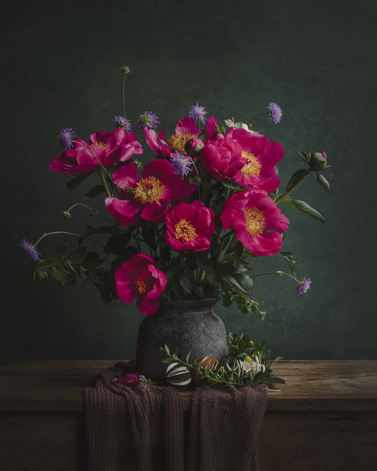 Posy of Peonies