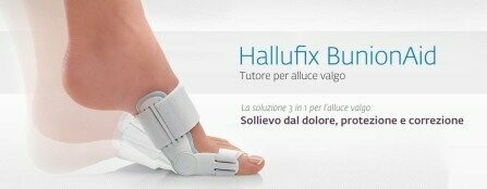 TUTORE DINAMICO PER ALLUCE VALGO HALLUFIX (misura unica ambidestro)