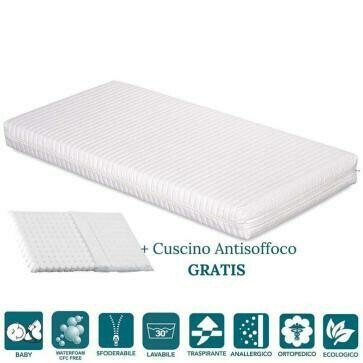 MATERASSO ANTISOFFOCO PER BAMBINI + CUSCINO ANTISOFFOCO MATERASSO ANTISOFFOCO PER BAMBINI + CUSCINO ANTISOFFOCO