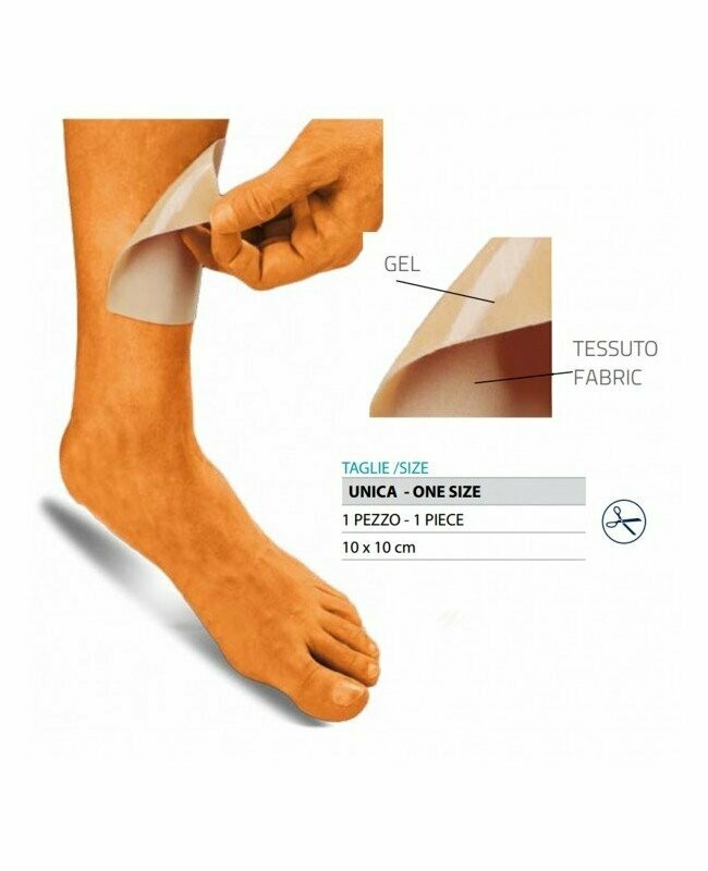 OK PED Protezione aderente in gel rivestito in tessuto