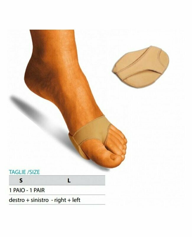 OK PED Cuscinetto metatarsale in gel rivestito in tessuto elastico