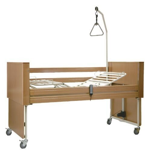 LETTO DA DEGENZA ELETTRICO A TRE SNODI CON BASE ELEVABILE