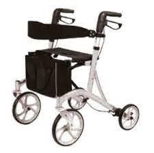 ROLLATOR PIEGHEVOLE CON QUATTRO RUOTE