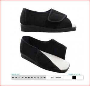 SCARPA POST-OPERATORIA CON VELCRO E PUNTA APERTA