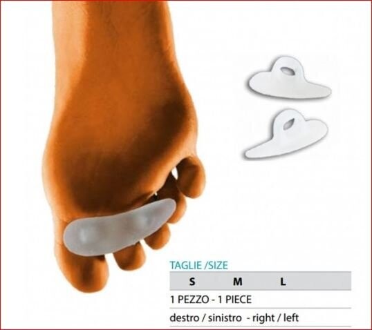 OK PED Cuscinetto per dita a martello (Dx-Sx)