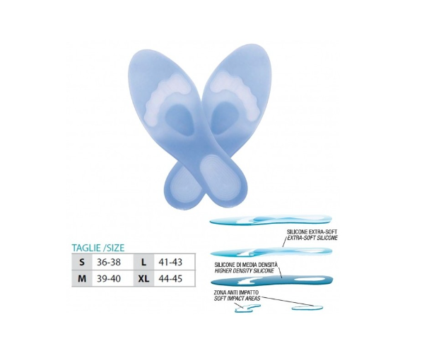 OK PED Plantare silicone Diabetic Care - Paio
