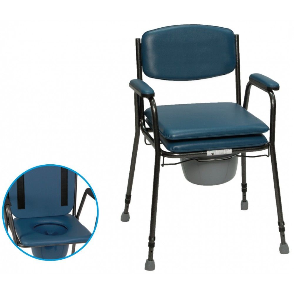 SEDIA COMODA WC - DOPPIO SEDILE - 4 PUNTALI