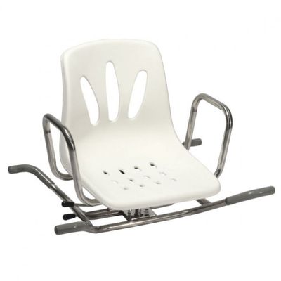 SEDIA GIREVOLE ACCIAIO INOX PER VASCA DA BAGNO SEDIA GIREVOLE ACCIAIO INOX PER VASCA DA BAGNO