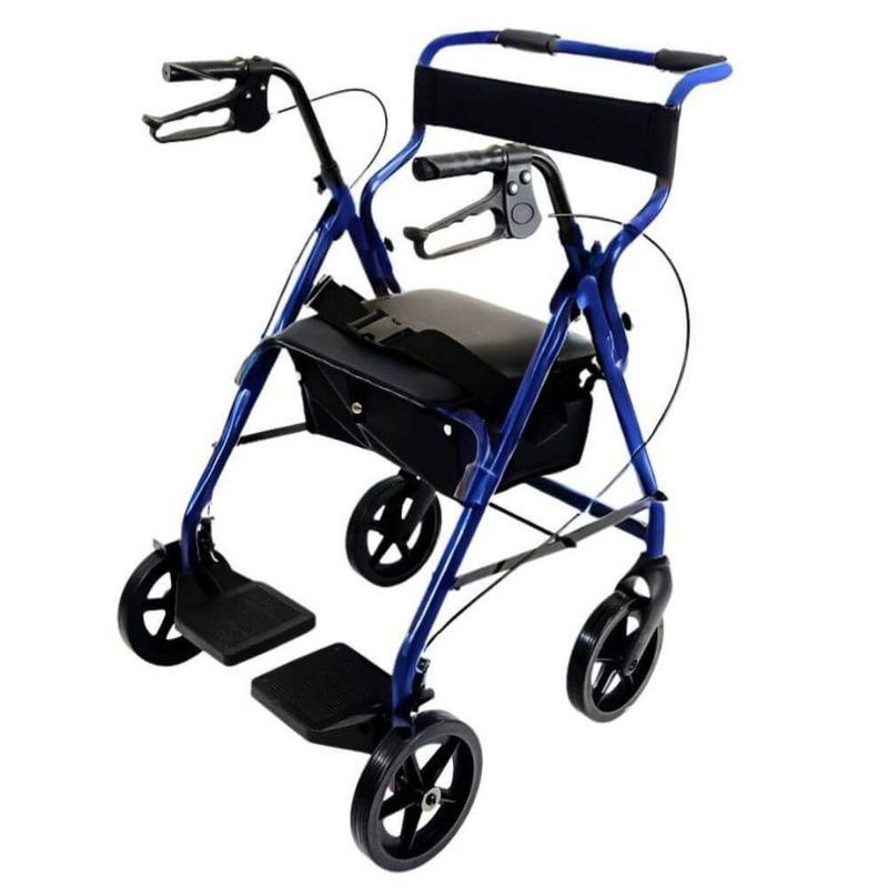 Rollator Pieghevole con Doppia Funzione