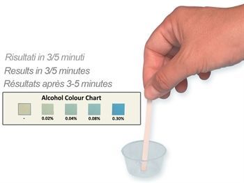 STRISCE SALIVARI TEST ALCOLIMETRICO - conf. da 25 test