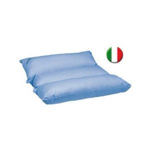 CUSCINO ANTIDECUBITO IN FIBRA CAVA SILICONATA A TRE SEZIONI CUSCINO ANTIDECUBITO IN FIBRA CAVA SILICONATA A TRE SEZIONI