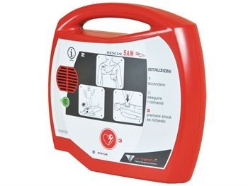 ​DEFIBRILLATORE AED RESCUE SAM - italiano