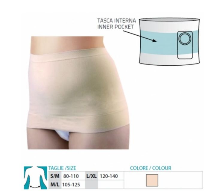 ORIONE Fascia senza cuciture per stomizzati Ref. 3055