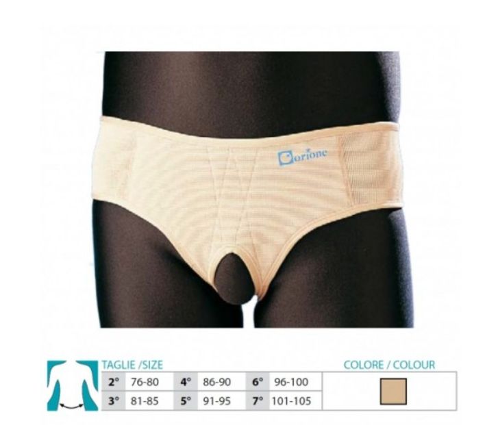 ORIONE Cinto erniario bilaterale in tessuto elastico