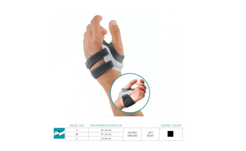 Ortesi per pollice rizoartrosi  PUSH DESTRO