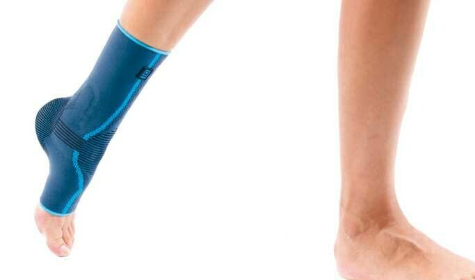 Cavigliera elastica con cuscinetti in silicone per caviglia - P705