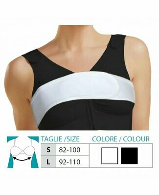 Fascia Reggiseno post-operatorio BIANCO o NERO
