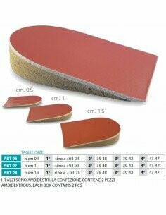 OK PED Rialzo tallone per dismetrie Art. 96 - 97 - 98 OK PED Rialzo tallone per dismetrie Art. 96 - 97 - 98