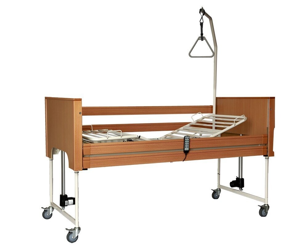 LETTO DA DEGENZA ELETTRICO A TRE SNODI ELEVABILE CON TRENDELENBURG LETTO DA DEGENZA ELETTRICO A TRE SNODI ELEVABILE CON TRENDELENBURG