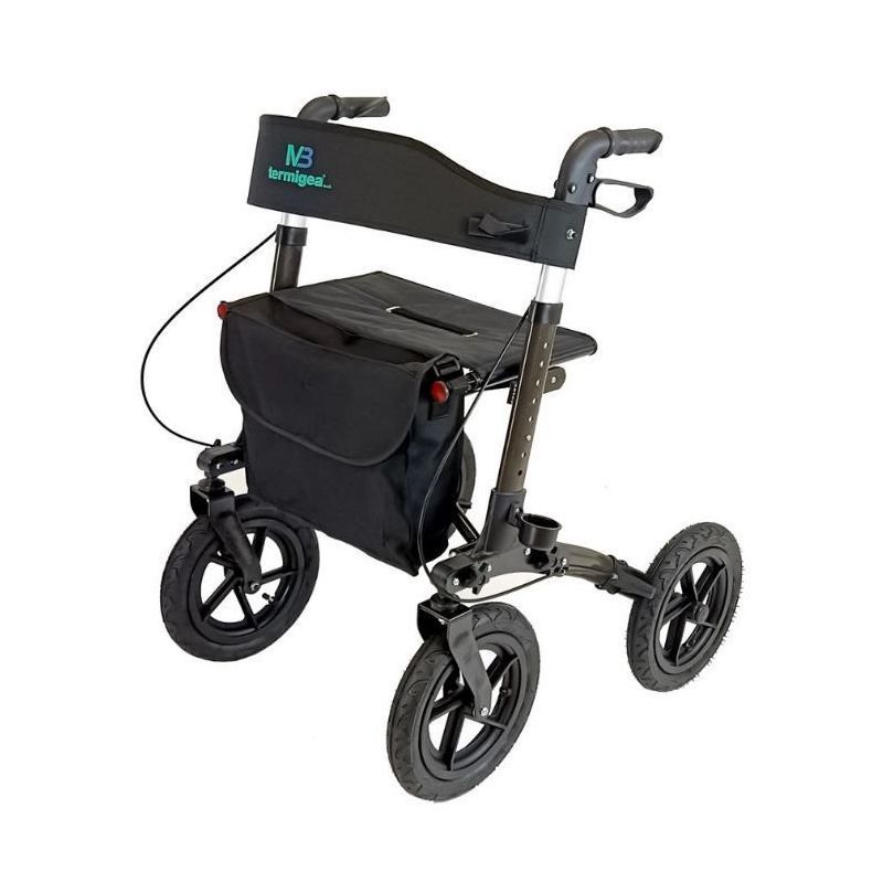 ROLLATOR PIEGHEVOLE CON 4 RUOTE GRANDI