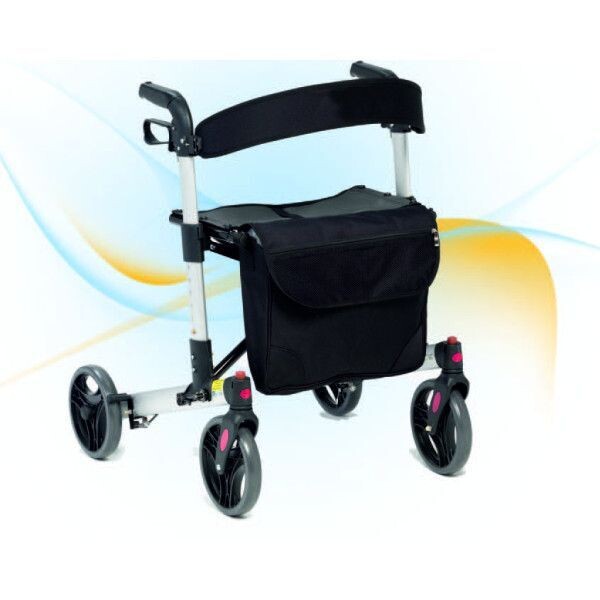 ROLLATOR ALLUMINIO PIEGHEVOLE DELUXE