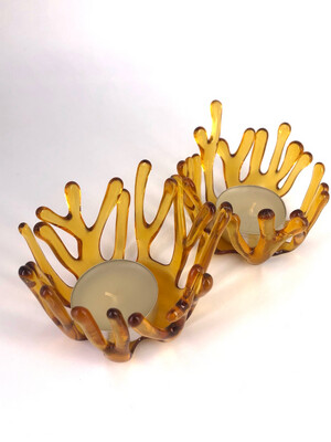 Coral Tea Light Candle Holder