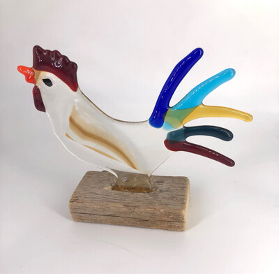 Glass Rooster