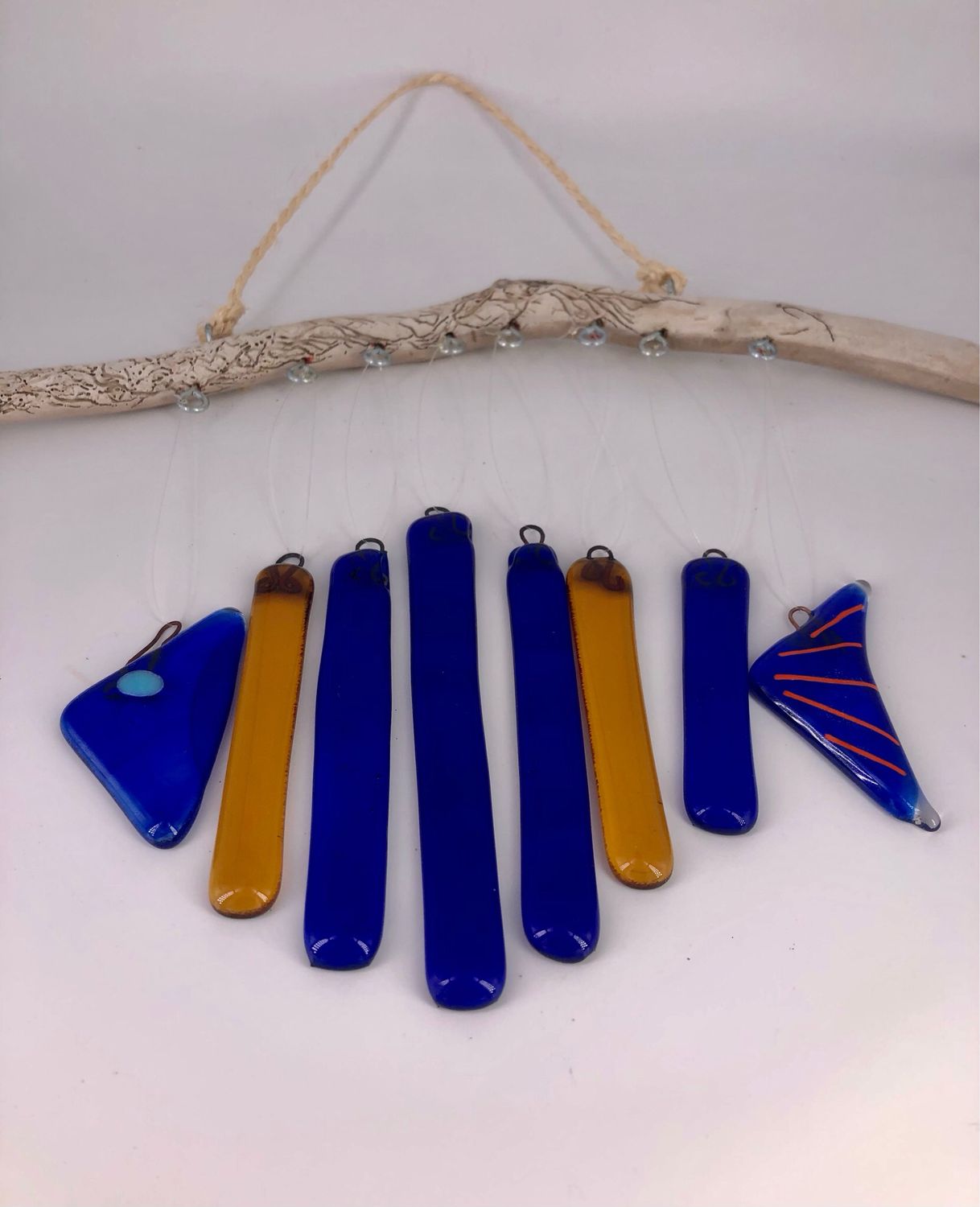 Wind Chime Skeleton Fish