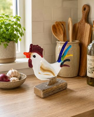 Glass Rooster