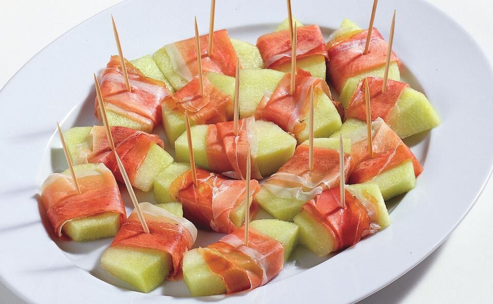 Melone mit Seranoschinken