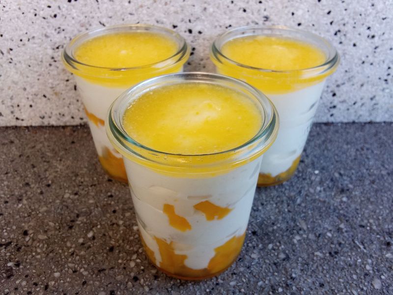 Pfirsich - Joghurt - Creme