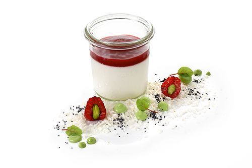 Kokosnuss-Panna-cotta Kokosnuss-Panna-cotta