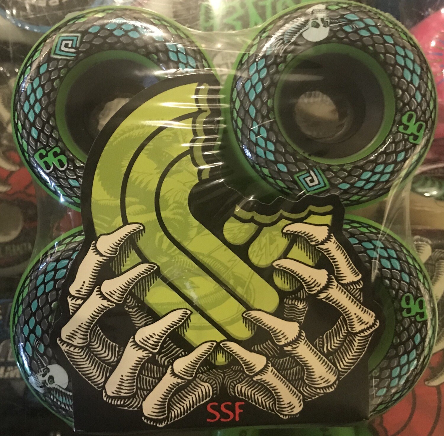 Powell Peralta Green Snakes 66mm