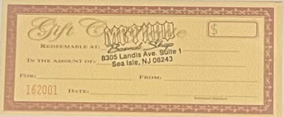 Gift Certificate