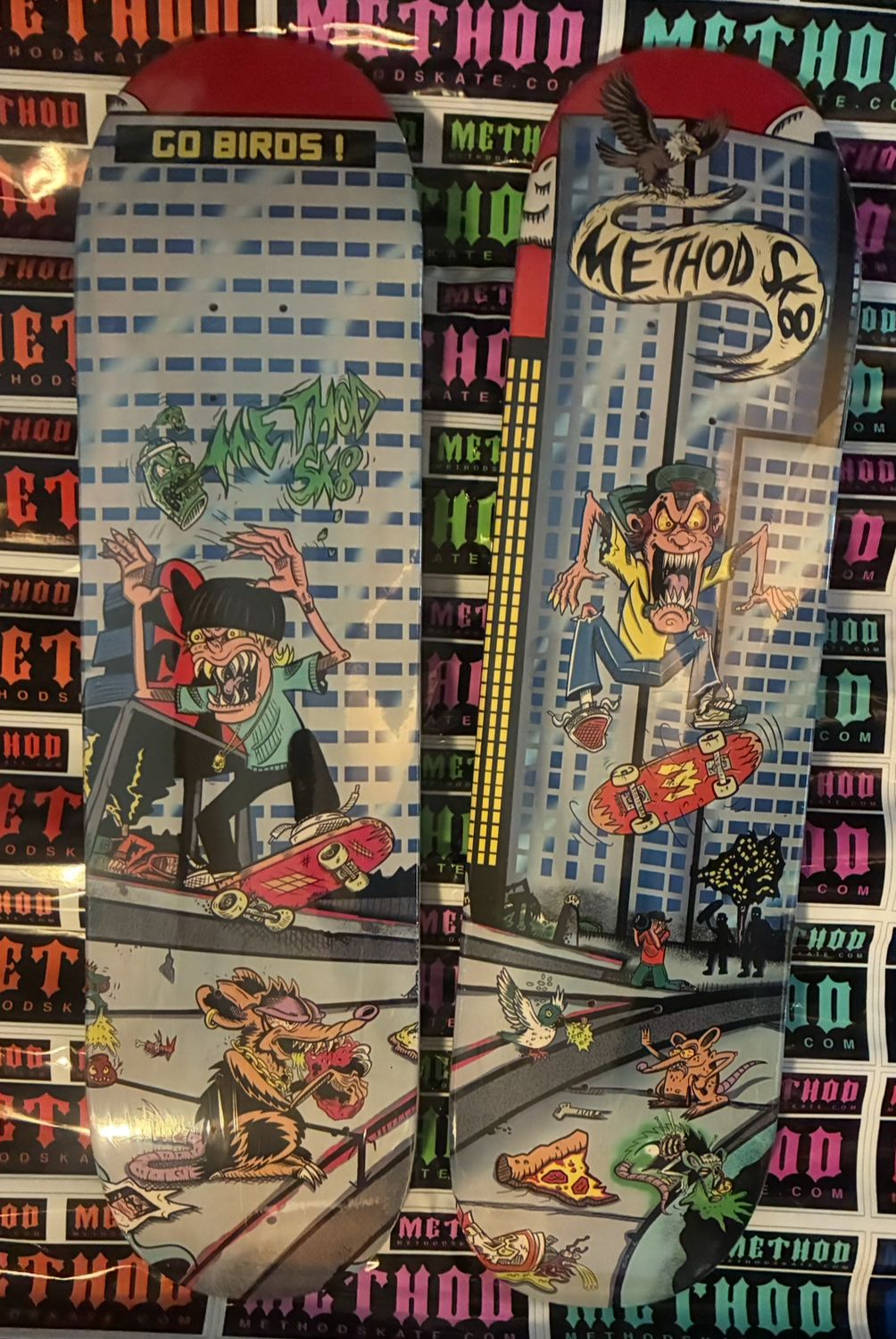 Method Skate Board 8” Pair