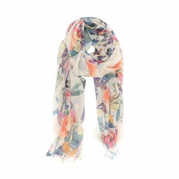 Soft Multi Abstract Scarf
