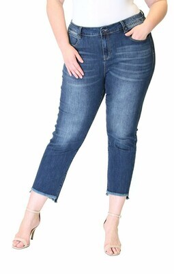 Fray Hem Easy Fit Jean - Only Size 20 Left!!