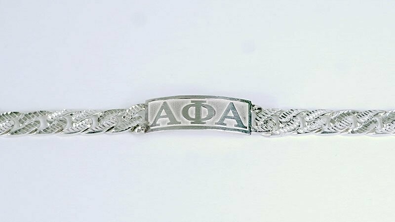 ALPHA PHI ALPHA BRACELET - Silver