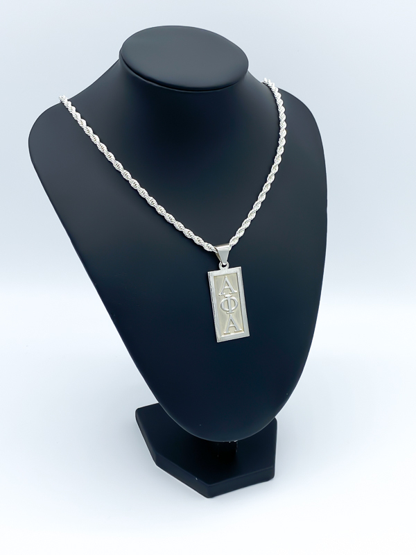 ALPHA PHI ALPHA LARGE CARTOUCHE - Silver