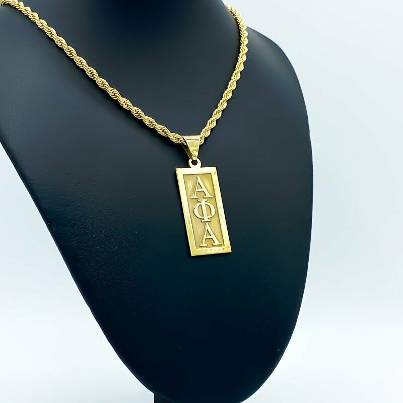 ALPHA PHI ALPHA LARGE GOLD CARTOUCHE
