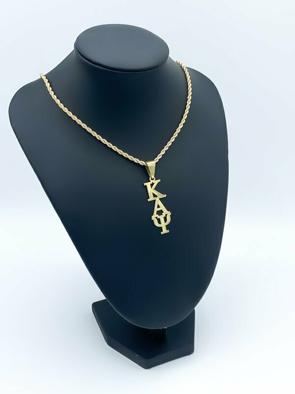 KAPPA ALPHA PSI LARGE OPEN GOLD PENDANT