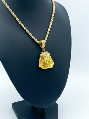 ALPHA PHI ALPHA SPHINX - Gold Plated