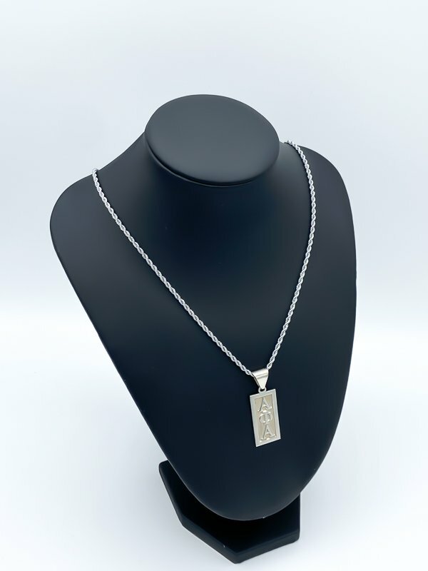 ALPHA PHI ALPHA SMALL CARTOUCHE - Silver